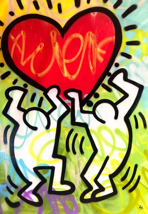 Gunnar Zyl (1988) - Heart / Keith Haring  Zyl