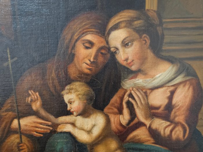 Italiensk skole (XIX) - Madonna del Divino Amore (da Raffaello)