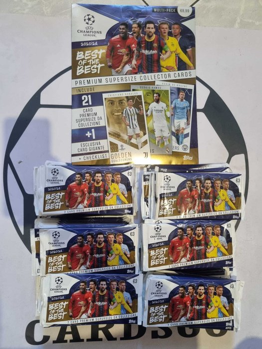 Topps - Champions League 2020/21 - Best of the Best - Multipack + 80 sealed Pack