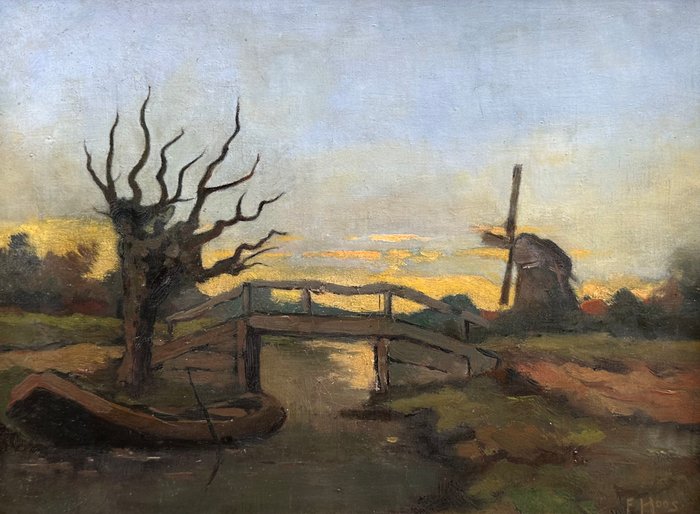 Frans Hoos (1888-1964) - Landschap