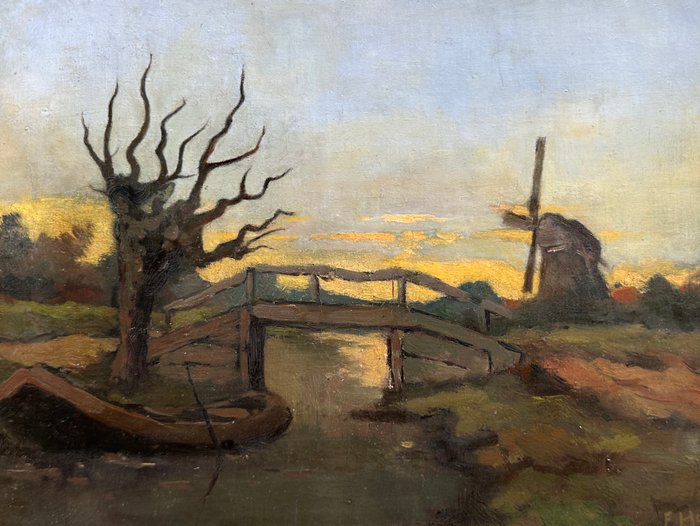 Frans Hoos (1888-1964) - Landschap