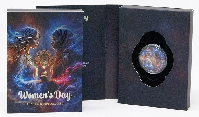 Canada. 5 Dollars 2023 Women`s Day 1 oz with COA und BOX