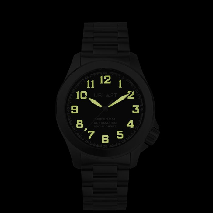 Ublast - FREEDOM - UBFR44GR/S - Automatic - Sub 330M - Mænd - Ny