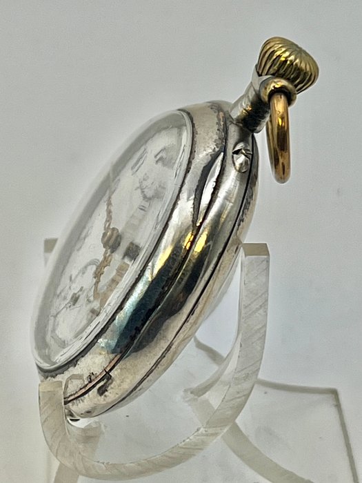 Systeme Glashutte . Cilindro . Cassa argento Victor . Tedesco - 1850-1900