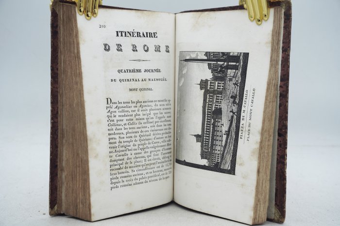 A Nibby / M Vasi - Itinéraire de Rome et de ses environs - 1838-1839