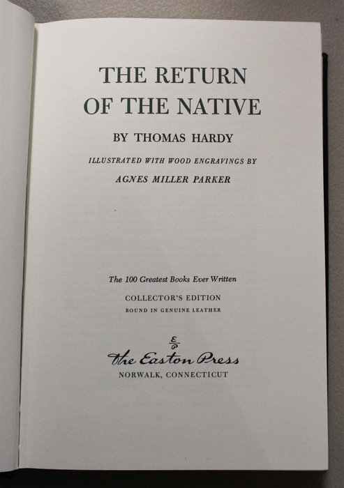 Thomas Hardy - The Return of the Native - 1978-1978