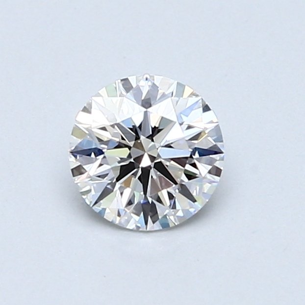 1 pcs Diamant  (Natur)  - 058 ct - Rund - D (farveløs) - VVS1 - Gemological Institute of America (GIA)