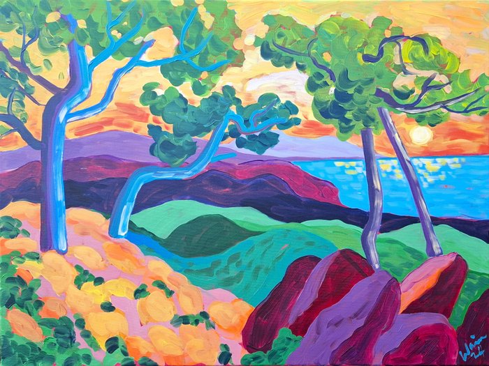 Kirsty Wain - Sierra Bermeja Sunset (Andalucian Landscape)