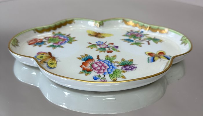 Herend - Sukker og fløde sæt - Knogleporcelæn - Dronning Victoria