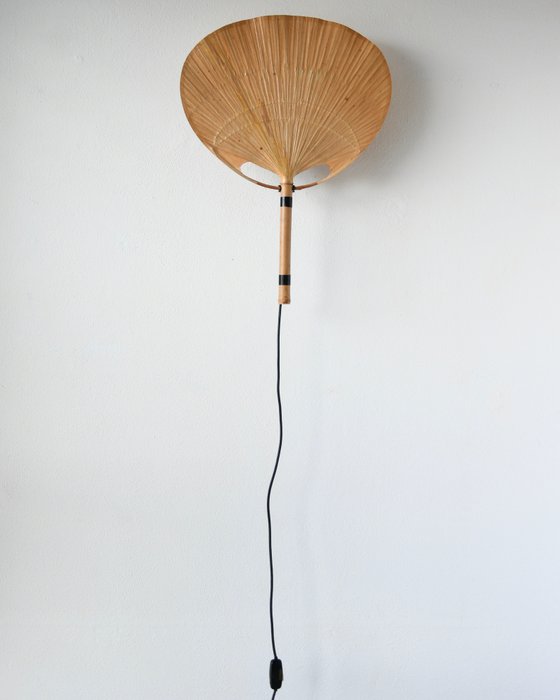 M Design - Ingo Maurer - Væglampe - Bambus, Metal, Rispapir - Model Uchiwa - H 61 CM