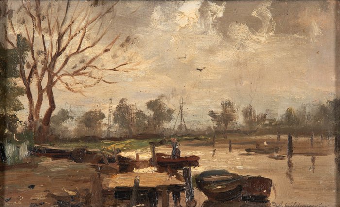 Paulus Adriaan  Gildemeester (1858-1930) - Havengezicht