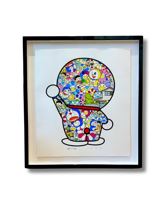 Takashi Murakami (1962) - Doraemon in the Field of Flowers