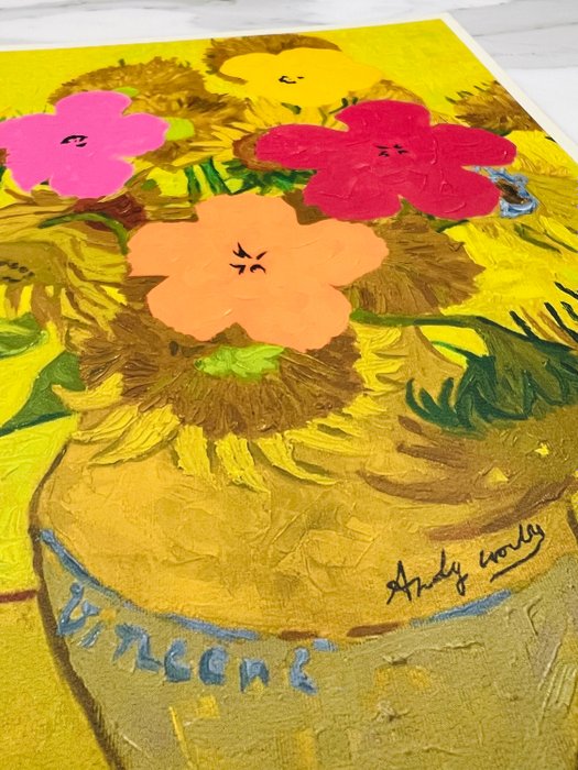 Mr Brainwash (1966) - Van Gogh / Andy Warhol - Sunflowers · No Reserve