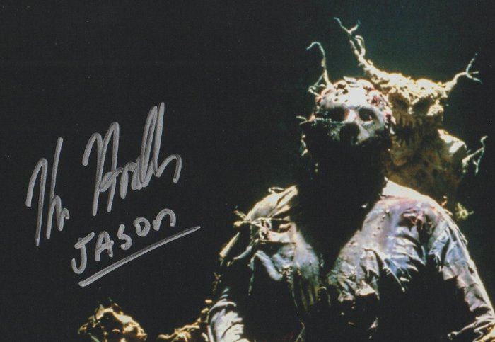 Fredag den 13. - Jason Goes to Hell: The Final Friday - signed 8x10 photo - Kane Hodder as Jason Voorhees