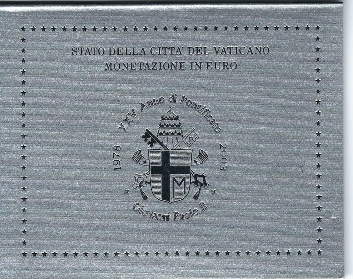 Vatikanstaten Year Set (FDC) 2003  (Ingen mindstepris)