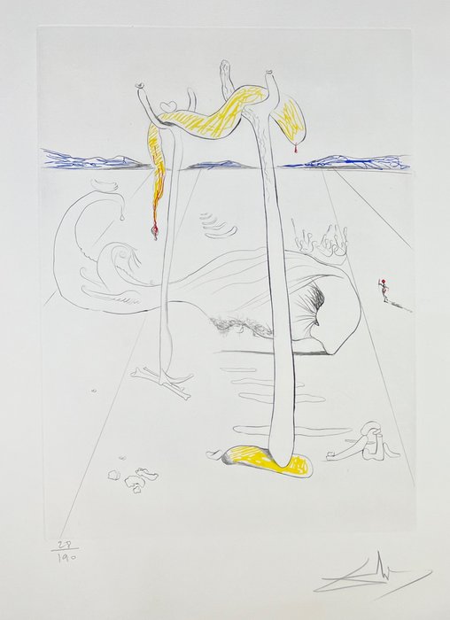 Salvador Dali (1904-1989) - La Béquille