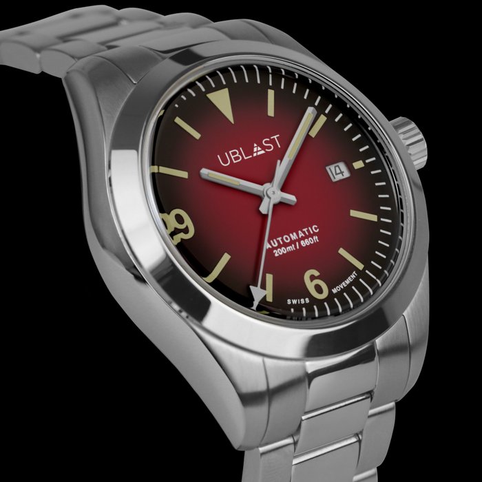 Ublast - Explorer - UBEXDA40RD - Automatic Swiss MOVT - Mænd - Ny