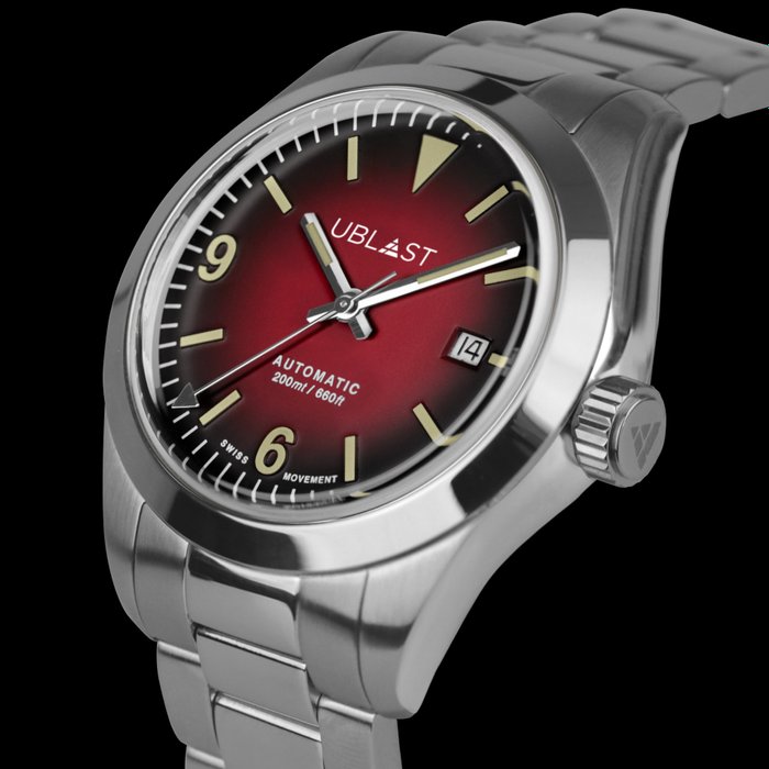 Ublast - Explorer - UBEXDA40RD - Automatic Swiss MOVT - Mænd - Ny