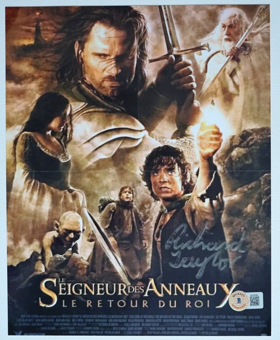 The Lord of the Rings: The Return of the King - Richard Taylor (Winning four Academy Awards for Visual Effect and Make Up) - Autograph Photo With Beckett COA