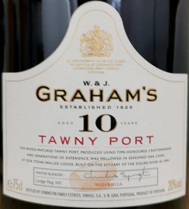 10 years old Tawny: Graham's, Niepoort, Quinta do Noval  Ramos Pinto -  Douro  - 4 Flasker (0,75 L)