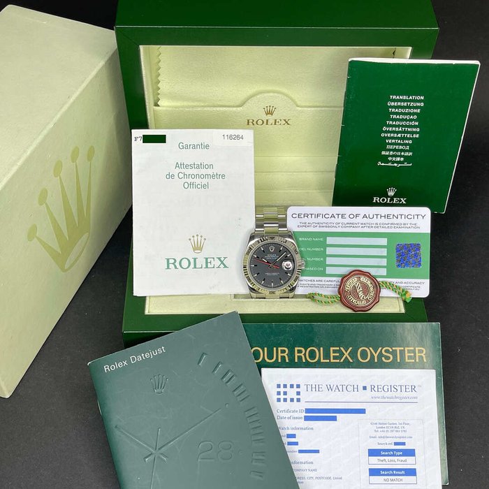 Rolex - Datejust Turn-O-Graph - 116264 - Unisex - 2005