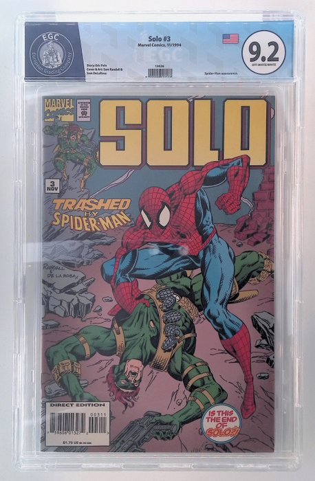 Solo Powers That Be Youngblood #3 4 3 6 - EGC graded - 4 Graded comic