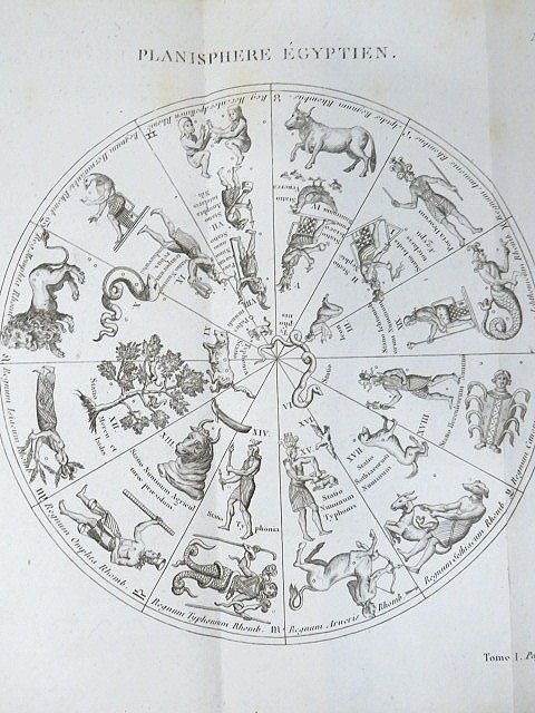 Charles-François Dupuis - Origine de tous les cultes, ou Religion universelle + ATLAS - Planches de l'Origine de tous les - 1794-1795