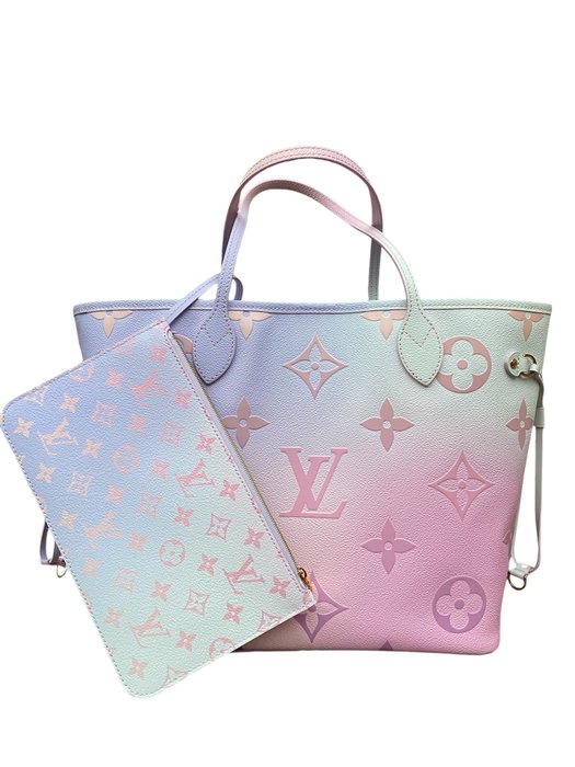 Louis Vuitton - neverfull sunrise pastel - Skuldertaske