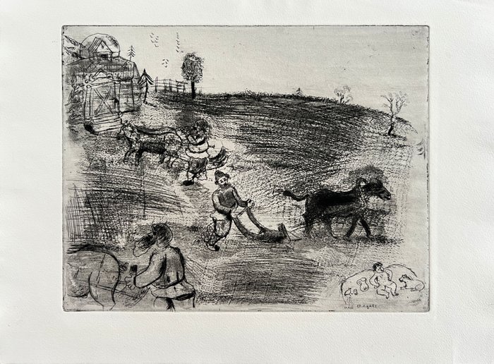 Marc Chagall (1887-1985) - Labourage