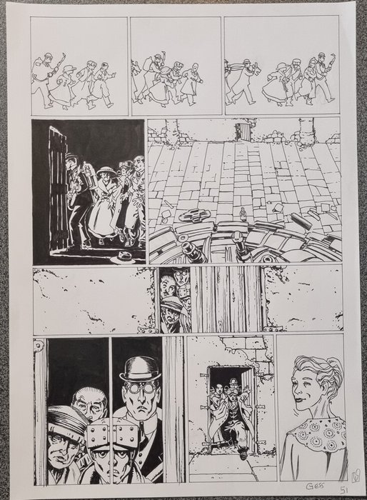 Gess - 1 Original page - L'Homme truqué - 2013