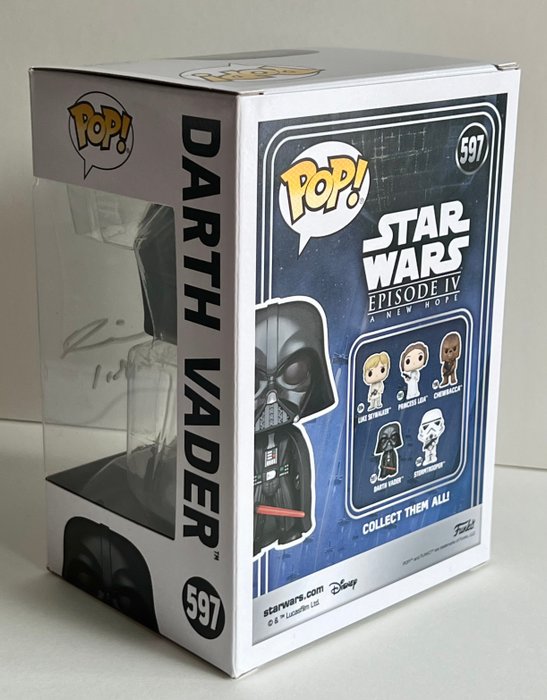 Star Wars - Daniel Naprous (Darth Vader) Autographed Funko Pop!, signed + COA  Photo signing session