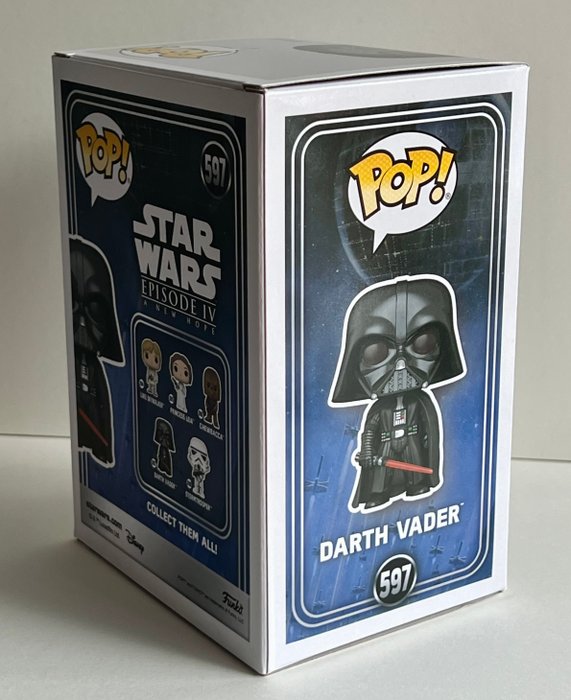 Star Wars - Daniel Naprous (Darth Vader) Autographed Funko Pop!, signed + COA  Photo signing session