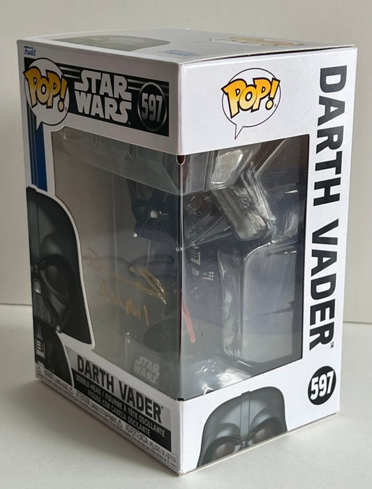 Star Wars - Daniel Naprous (Darth Vader) Autographed Funko Pop!, signed + COA  Photo signing session