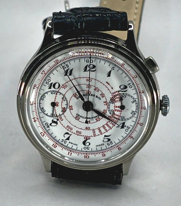 Eberhard  Co Chaux de Fonds   Chronograph Kal 16000 - Mænd - Schweiz omkring 1940