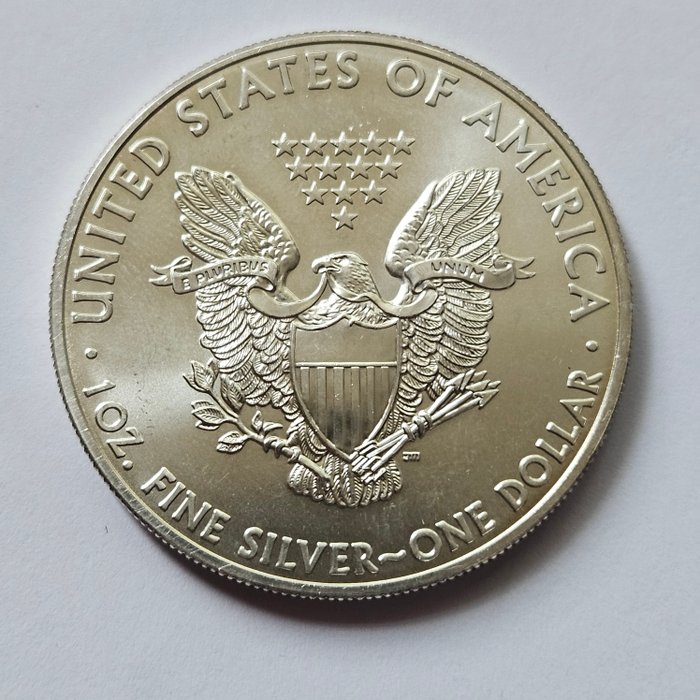 Förenta staterna. 1 Dollar 2012 American eagle, 1 Oz (.999)  (Ingen mindstepris)