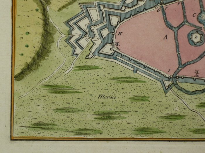 Belgien - Oudenaarde; Sebastien de Pontault de Beaulieu - Plan de la Ville d'Oudenarde - 1668