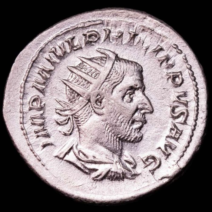 Romarriket. Philip I (AD 244-249). Antoninianus Minted in Rome. VIRTVS AVG  (Ingen mindstepris)