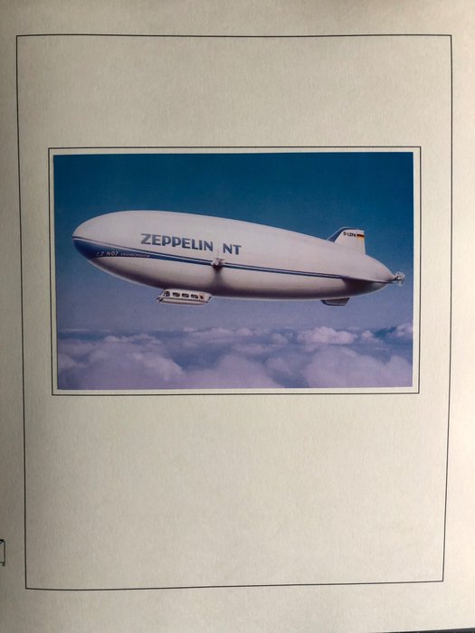 Zeppelin NT motivsamling  - Samling af motiver i et repræsentativt ringbind fra Sieger ABO - mit Internationale Briefmarken und FDC´s