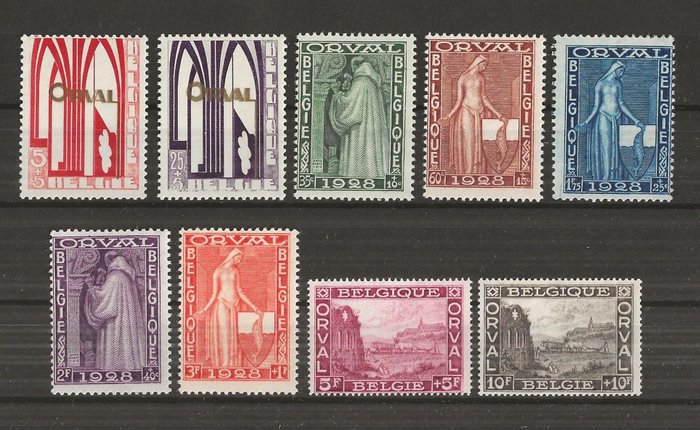 Belgien 1928 - serie 1. Orval - OBP/COB 258/66