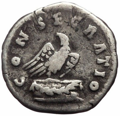 Romarriket Marcus Aurelius (AD 161-180) Denarius AD 161 - DIVVS ANTONINVS - Eagle upon altar  (Ingen mindstepris)