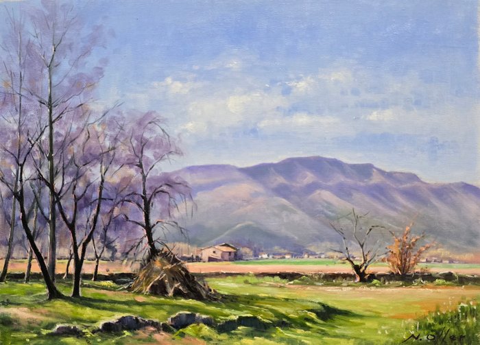 Narcís Oller (1945) - Paisaje de la Garrotxa