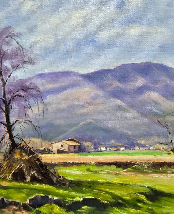 Narcís Oller (1945) - Paisaje de la Garrotxa