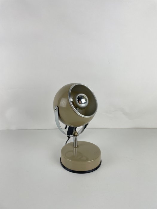 Veneta Lumi - Bordlampe - Lakeret metal - Space Age Eyeball lampe fra 60'erne/70'erne