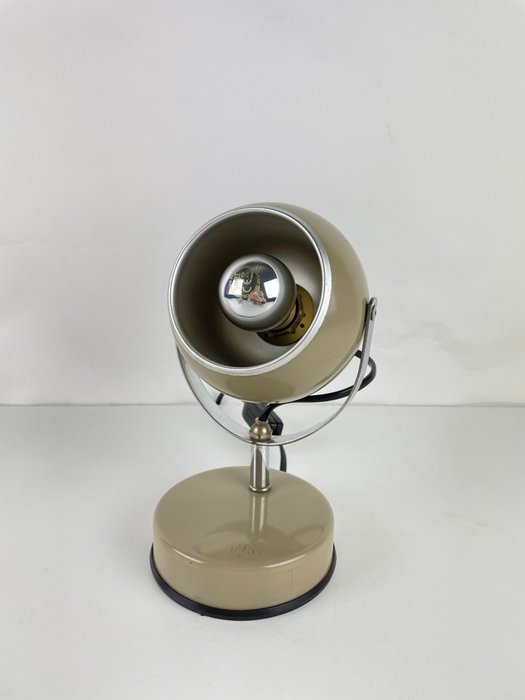 Veneta Lumi - Bordlampe - Lakeret metal - Space Age Eyeball lampe fra 60'erne/70'erne