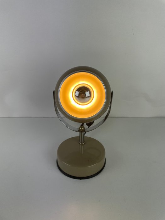 Veneta Lumi - Bordlampe - Lakeret metal - Space Age Eyeball lampe fra 60'erne/70'erne