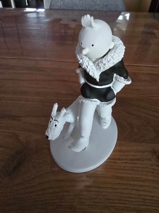 Tintin - Figurine en blanc et noir HS Tintin aviateur et milou à Berlin - Tintin au pays des Soviets