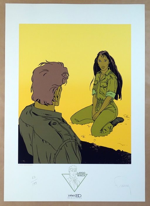 Francq, Philippe - 1 Silkscreen - Largo Winch - Espace BD