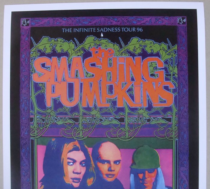 The Smashing Pumpkins - Litografi - 1995 - Håndunderskrevet