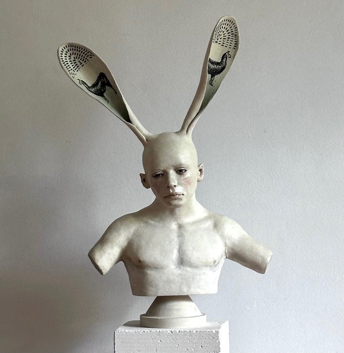 Aga Koncka - Untitled - Ceramic Sculpture - 70 cm