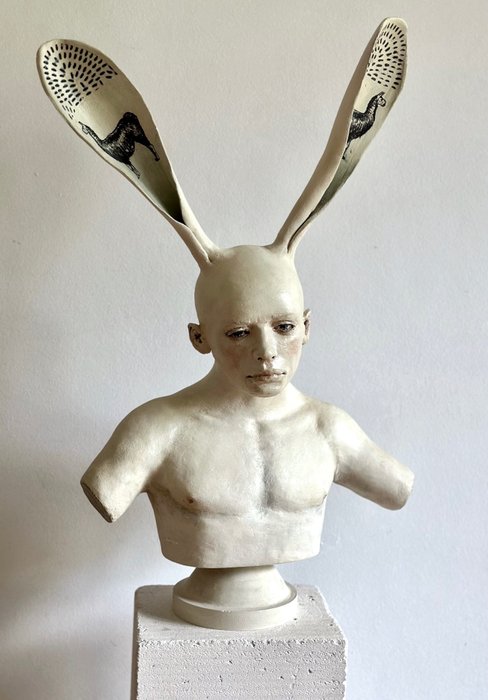 Aga Koncka - Untitled - Ceramic Sculpture - 70 cm